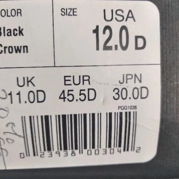 Florsheim Mens Canton Black Cap Toe Oxfords Shoes 12 Medium (D) with Box