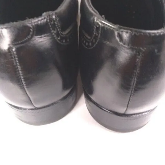 Florsheim Mens Canton Black Cap Toe Oxfords Shoes 12 Medium (D) with Box