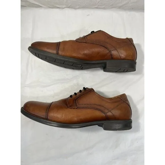 Florsheim Men's Center Cap Toe Oxfords Cognac Size 12 D
