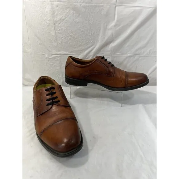 Florsheim Men's Center Cap Toe Oxfords Cognac Size 12 D