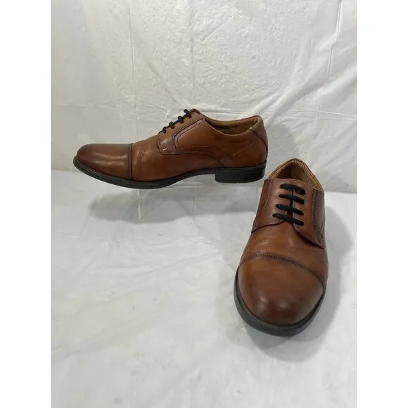 Florsheim Men's Center Cap Toe Oxfords Cognac Size 12 D