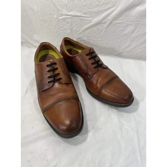 Florsheim Men's Center Cap Toe Oxfords Cognac Size 12 D