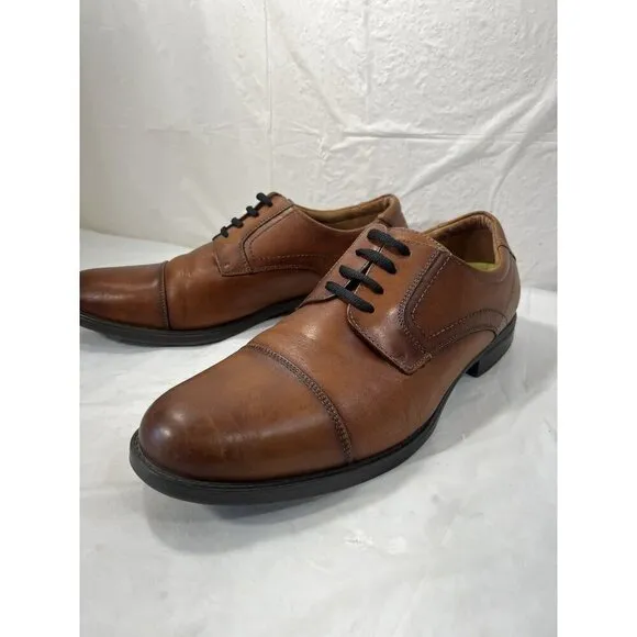 Florsheim Men's Center Cap Toe Oxfords Cognac Size 12 D