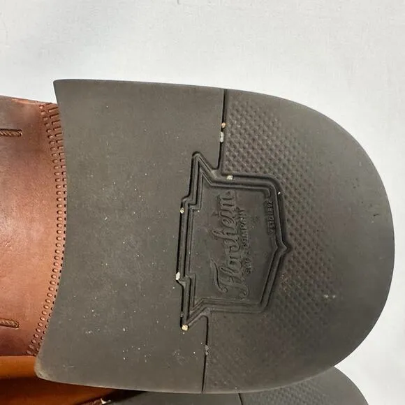 Florsheim Mens Leather Jackson Cap Toe Oxfords Size 9D Cognac Modern Corpcore