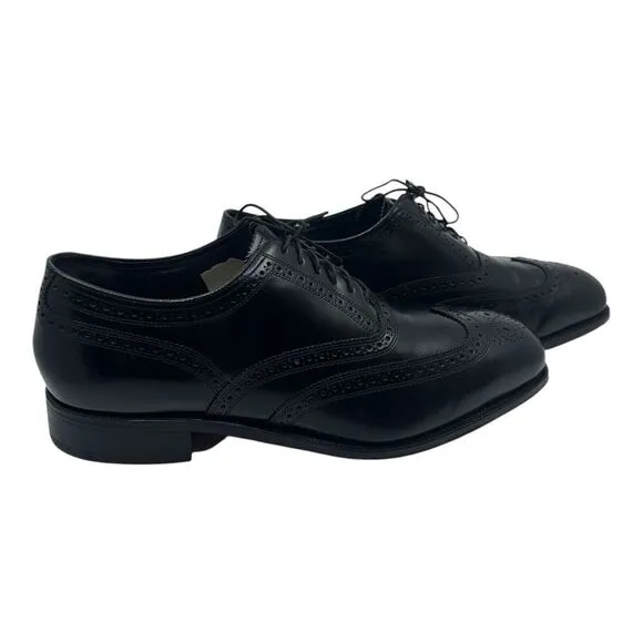 Florsheim Men's Lexington Oxford Black 12M 17066-01Classic Wingtip Preowned