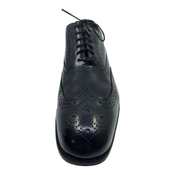 Florsheim Men's Lexington Oxford Black 12M 17066-01Classic Wingtip Preowned
