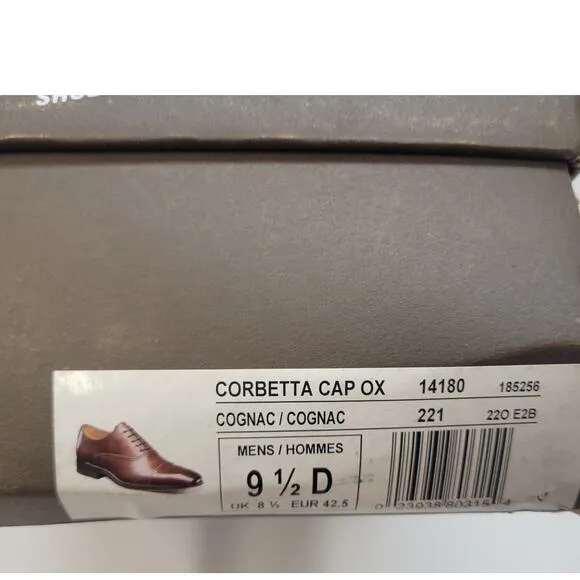 Florsheim Men's Remi Cap-Toe Oxfords Cognac Size 9.5