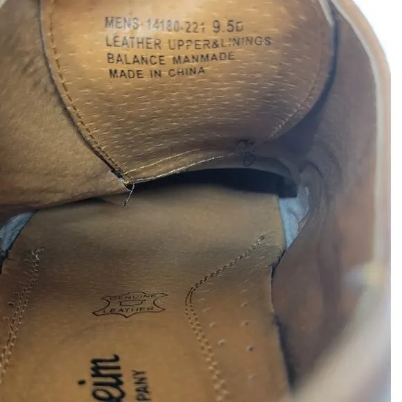 Florsheim Men's Remi Cap-Toe Oxfords Cognac Size 9.5