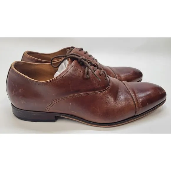 Florsheim Men's Remi Cap-Toe Oxfords Cognac Size 9.5