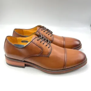 Florsheim Mens Size 8.5 Blaze Cap Oxfords Brown Leather Lace Up Dress Shoes New