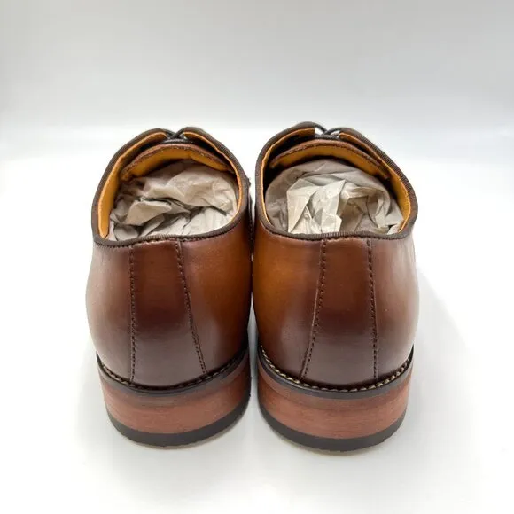 Florsheim Mens Size 8.5 Blaze Cap Oxfords Brown Leather Lace Up Dress Shoes New