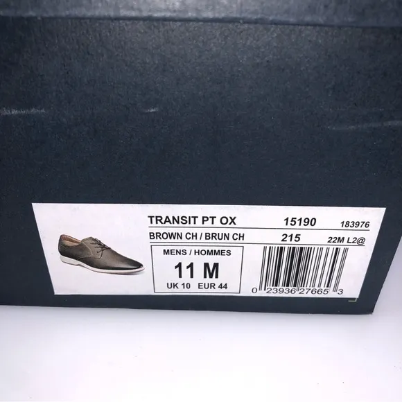 FLORSHEIM Men's Transit Cap-Toe Leather Oxfords- Brown, Size US 11M