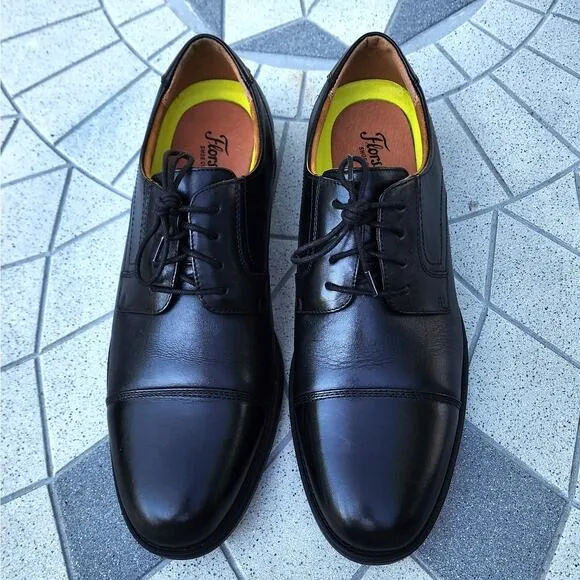 Florsheim Midtown Cap Toe Leather Oxford Dress Shoes 9.5