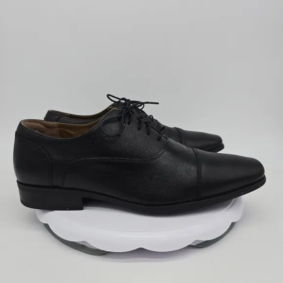 Florsheim Shoe Men's 11 D Postino Cap Toe Oxfords Black