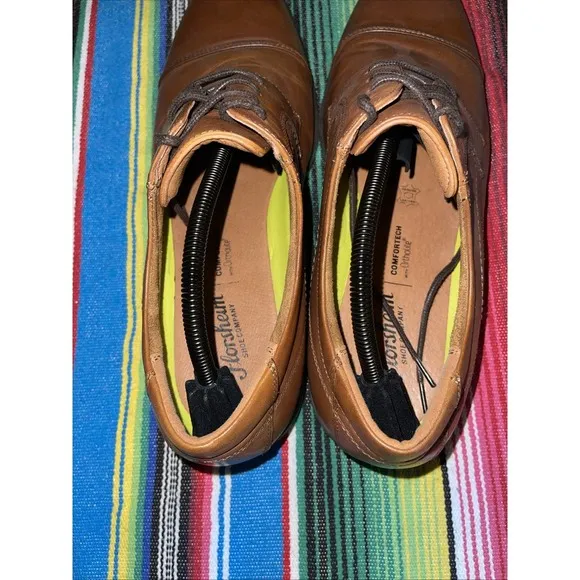 Florsheim Shoes Men 12D‎ Brown Leather Lace Up Cap Toe Oxfords Business Wedding