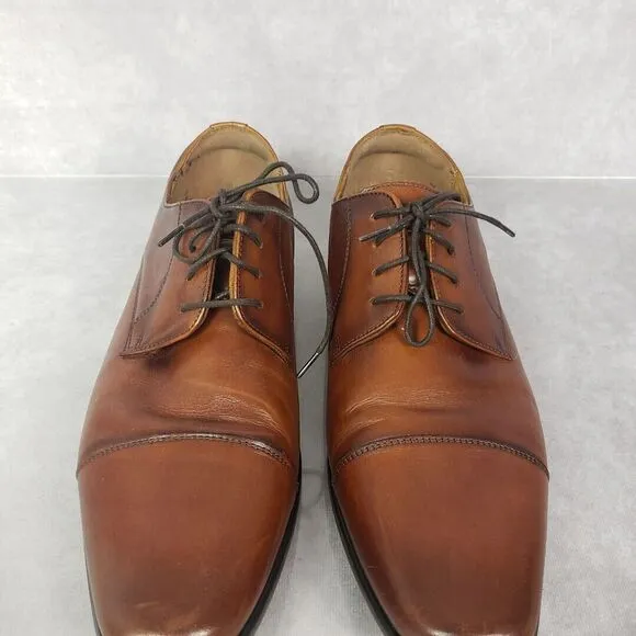 Florsheim Shoes Men's 8.5 D Brown Calipa Cap-Toe Dress Oxfords