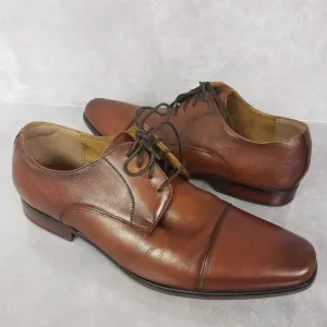 Florsheim Shoes Men's 8.5 D Brown Calipa Cap-Toe Dress Oxfords