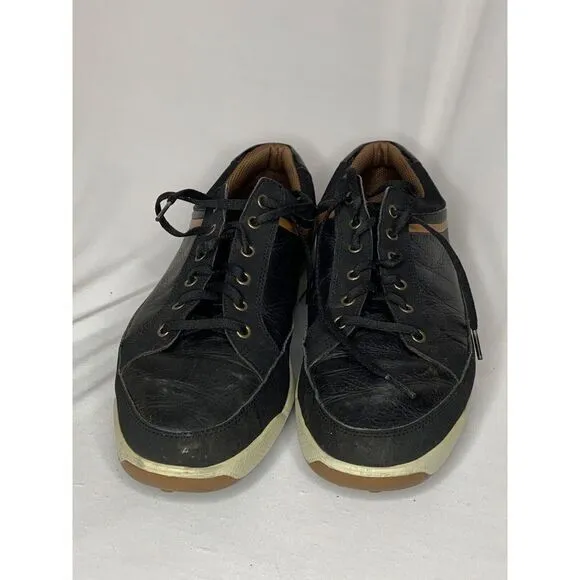 Footjoy Contour Casual Black &amp; Tan Spikeless Golf‎ Turf Shoes Men's Size 12