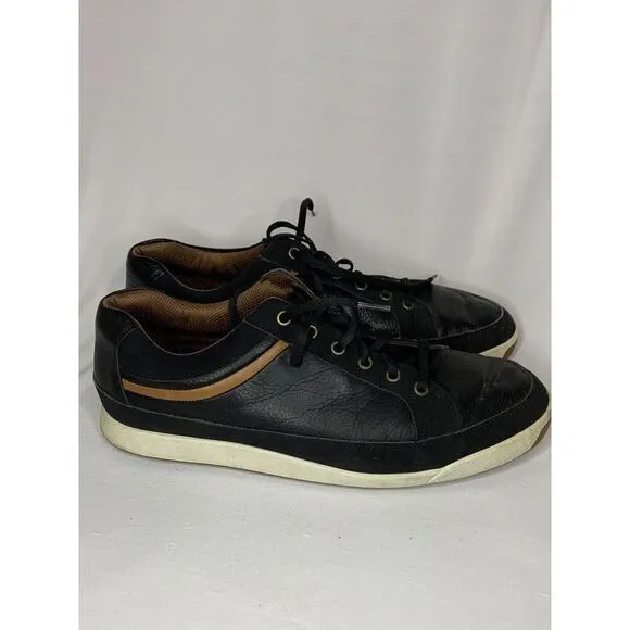 Footjoy Contour Casual Black &amp; Tan Spikeless Golf‎ Turf Shoes Men's Size 12