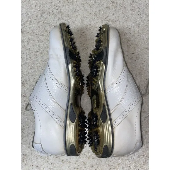 FootJoy Dryjoys Tour Mens Shoes Golf White Leather Size 10 US   53673