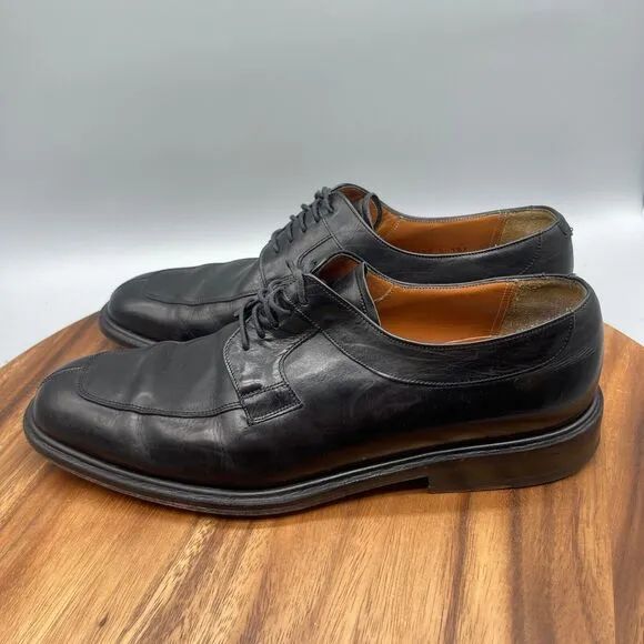 Foster Rainey Oxfords Mens Size 10 M Black Leather Dress Shoes Split Toe Spain