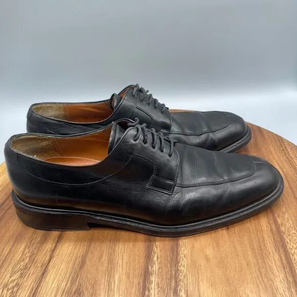 Foster Rainey Oxfords Mens Size 10 M Black Leather Dress Shoes Split Toe Spain