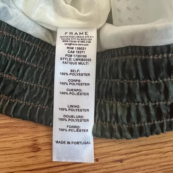 Frame Denim X Julia Star Jamois Tie Dye Sporty Basketball Shorts Size Medium