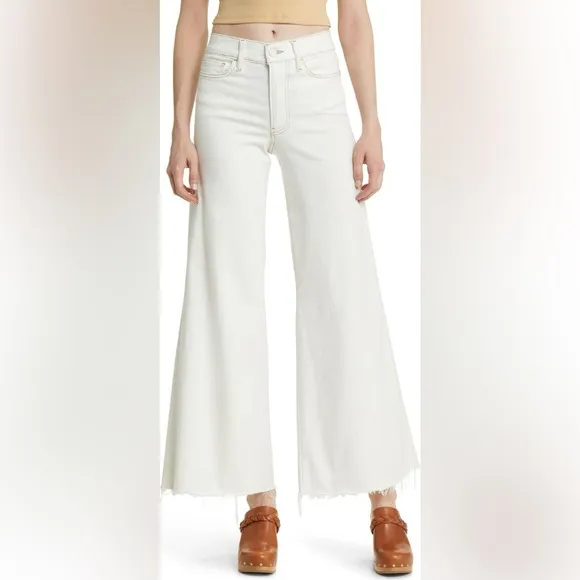 FRAME - Le Palazzo Crop Jeans - Au Natural | Size 27