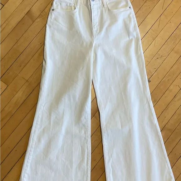FRAME - Le Palazzo Crop Jeans - Au Natural | Size 27