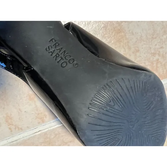 Franco‎ Sarto Harla Black Slingback Heels - Sz 7M