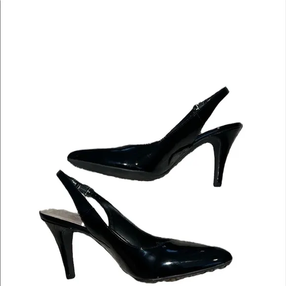 Franco‎ Sarto Harla Black Slingback Heels - Sz 7M