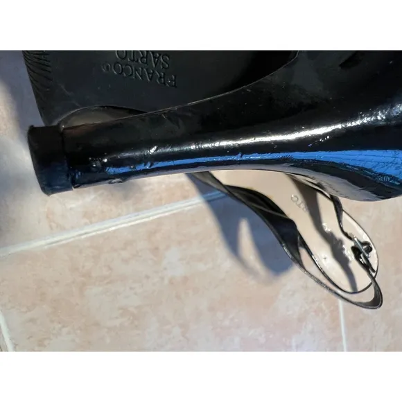 Franco‎ Sarto Harla Black Slingback Heels - Sz 7M