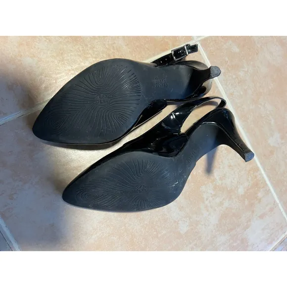 Franco‎ Sarto Harla Black Slingback Heels - Sz 7M
