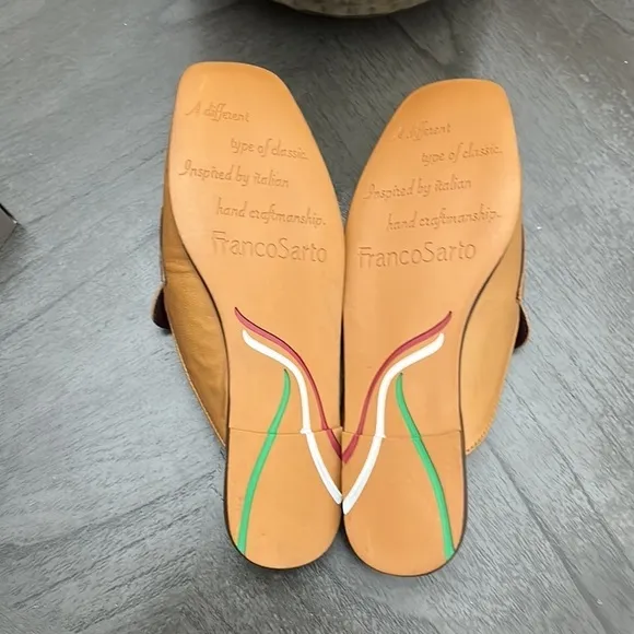 Franco Sarto Leather Mules - Duval