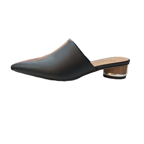 Franco Sarto Viola 3 Block Heel Mules Size 6