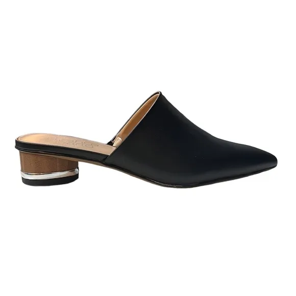 Franco Sarto Viola 3 Block Heel Mules Size 6