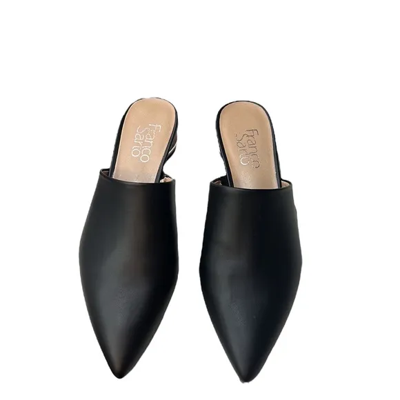 Franco Sarto Viola 3 Block Heel Mules Size 6