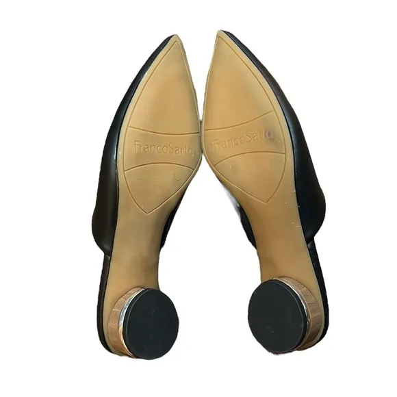 Franco Sarto Viola 3 Block Heel Mules Size 6