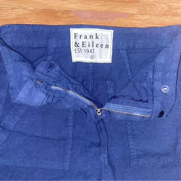 FRANK AND EILEEN Blue Jameson Skirt