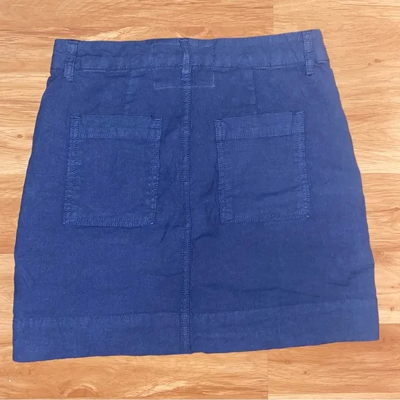 FRANK AND EILEEN Blue Jameson Skirt