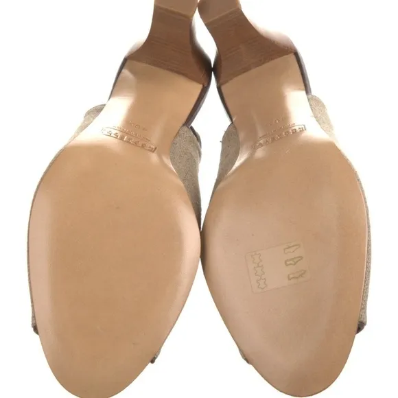 Fratelli Rossetti Canvas Slingback Pumps Size 10.5
