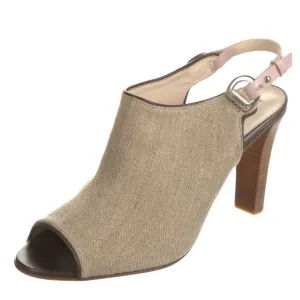 Fratelli Rossetti Canvas Slingback Pumps Size 10.5
