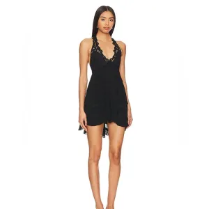 Free People Adella Halter Slip Dress Size M