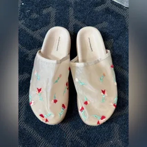 Free People Artisan Delilah Mules Size 9
