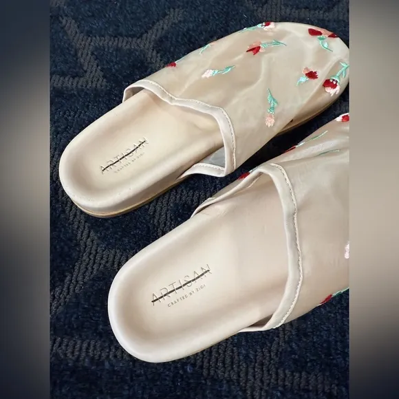 Free People Artisan Delilah Mules Size 9