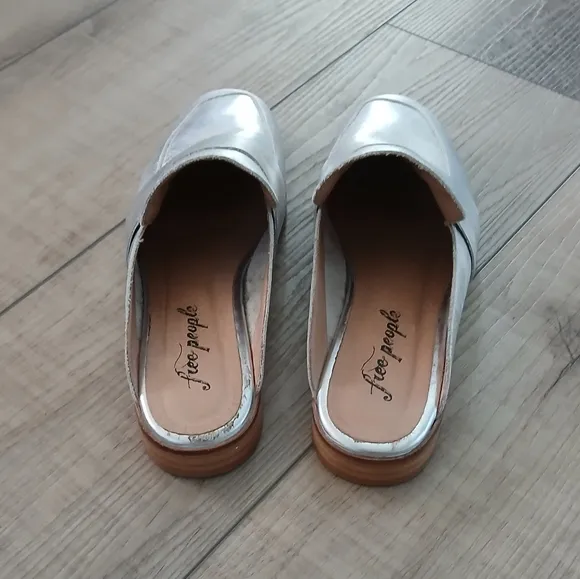 Free People at Ease Loafer Flat Mules. Size 39