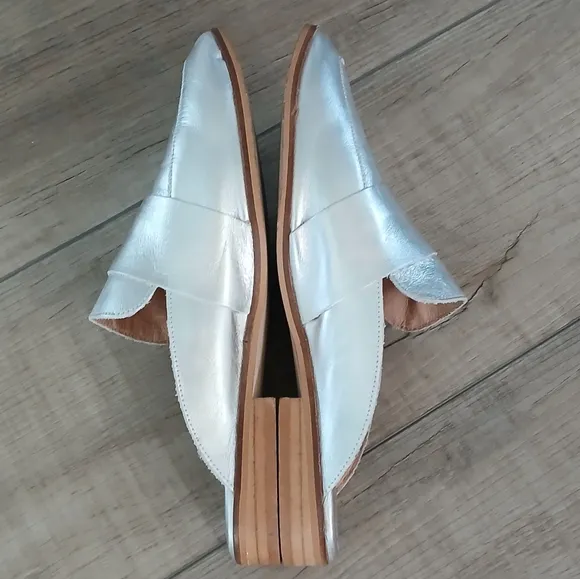 Free People at Ease Loafer Flat Mules. Size 39