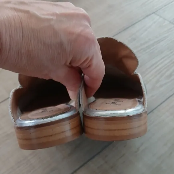Free People at Ease Loafer Flat Mules. Size 39