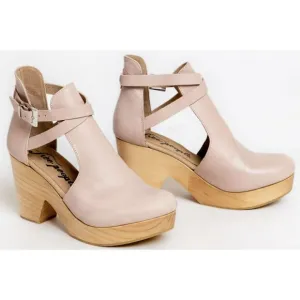 Free People Blush Cedar Clogs Leather Size EU 38 US 8