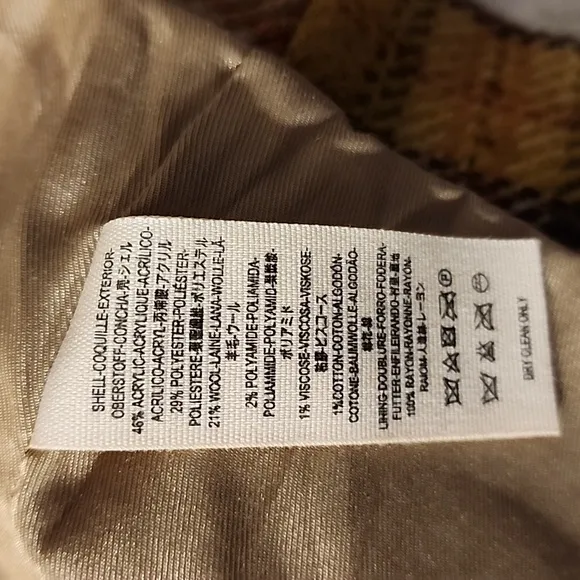 Free People Ciao B Plaid Coat